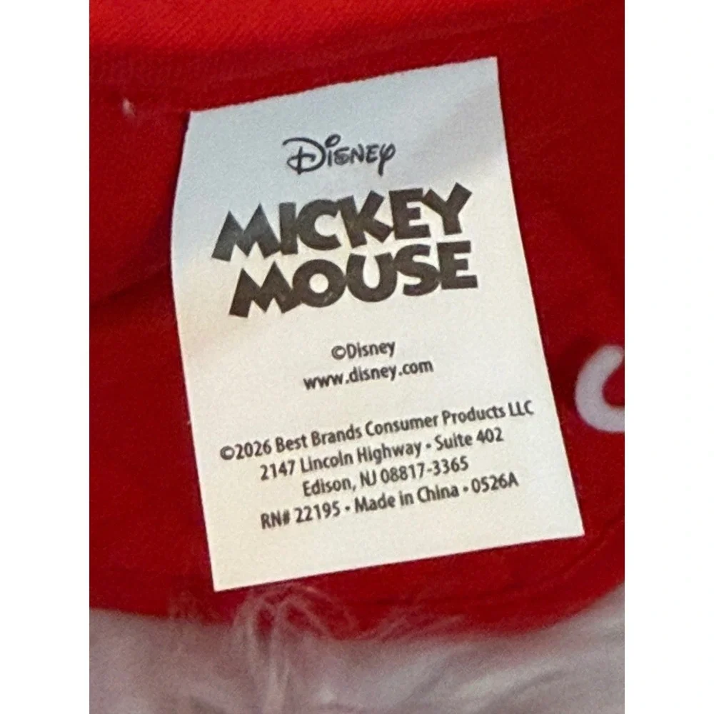 Disney Mickey Mouse 3pc Kitchen Set Towel Oven Mitt Pot Holder Red Grey White